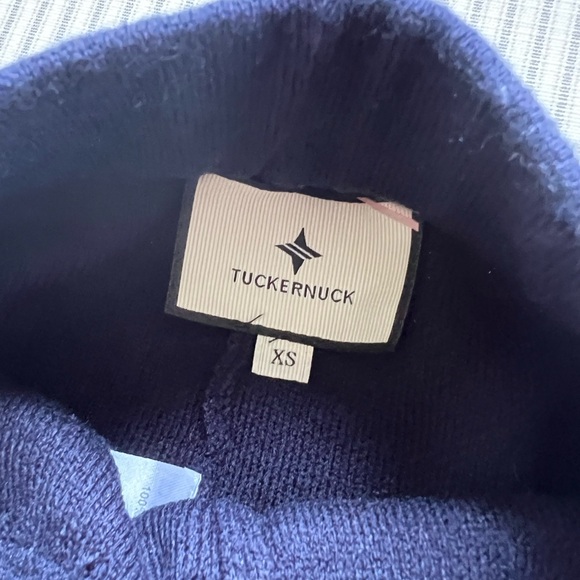 Tuckernuck Navy and White Striped Matching Knit Set - Picture 3 of 3